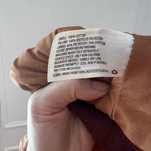 Wild Fable Cotton Tan Quilted Jacket - Picture 7 of 7